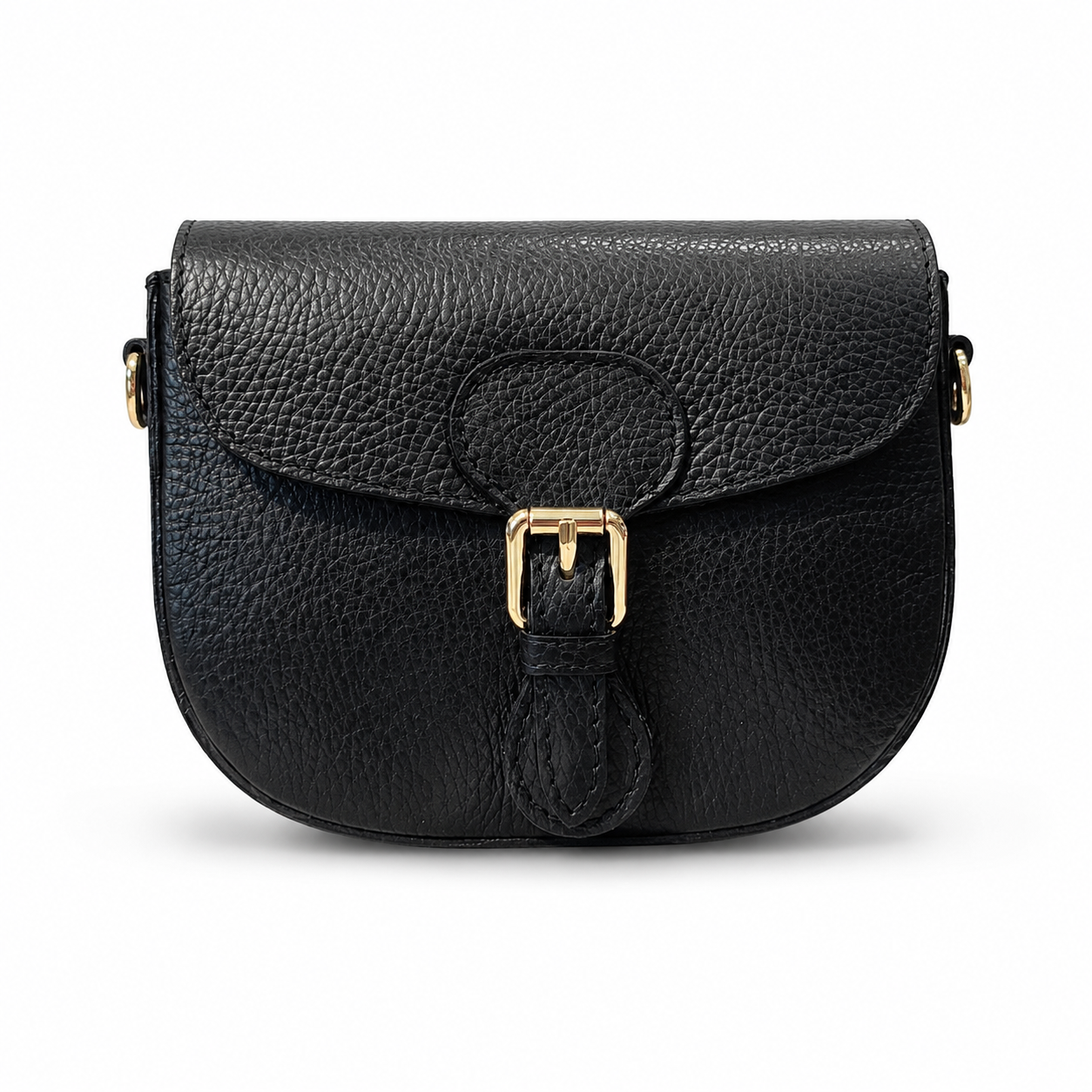 Малка дамска saddle crossbody чанта „Bianca“ от естествена кожа