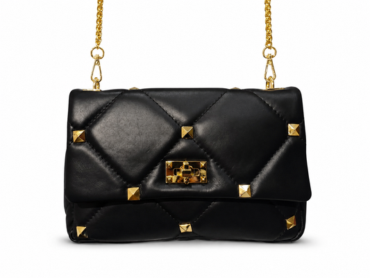 Средна дамска quilted chain crossbody чанта „Allegra“