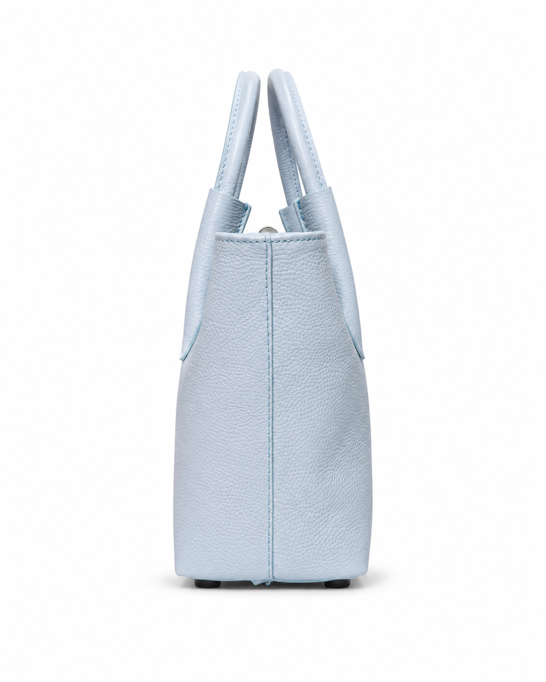 Малка дамска top-handle чанта „Celeste“ от естествена кожа