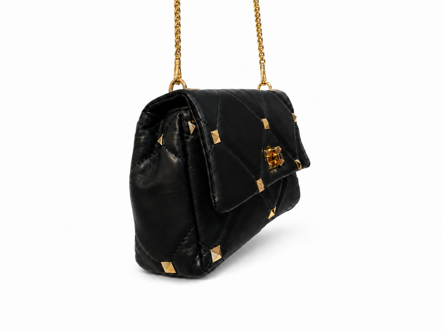 Средна дамска quilted chain crossbody чанта „Allegra“