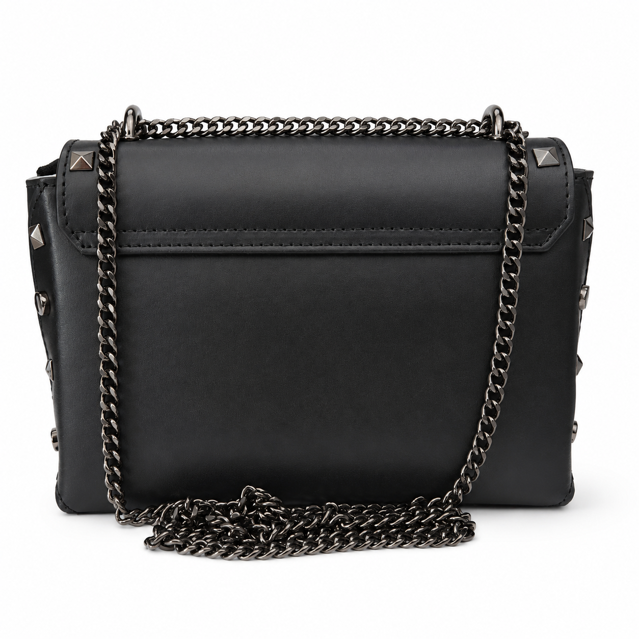 Малка дамска chain crossbody чанта „Raven“ от естествена кожа