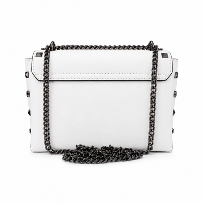 Малка дамска chain crossbody чанта „Raven“ от естествена кожа