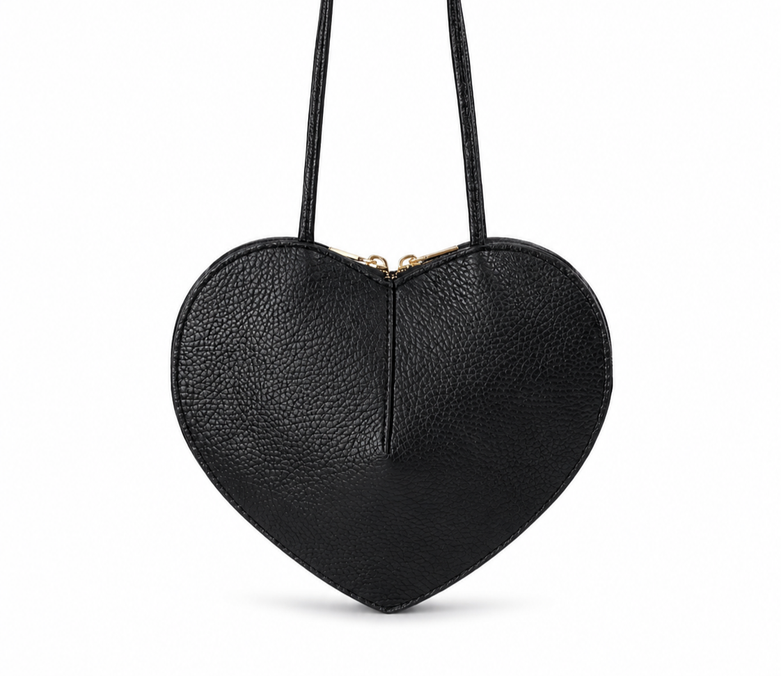 Малка дамска сърцевидна crossbody чанта „Amora“