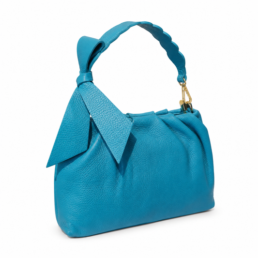 Малка дамска ruched shoulder bag „Azzura“