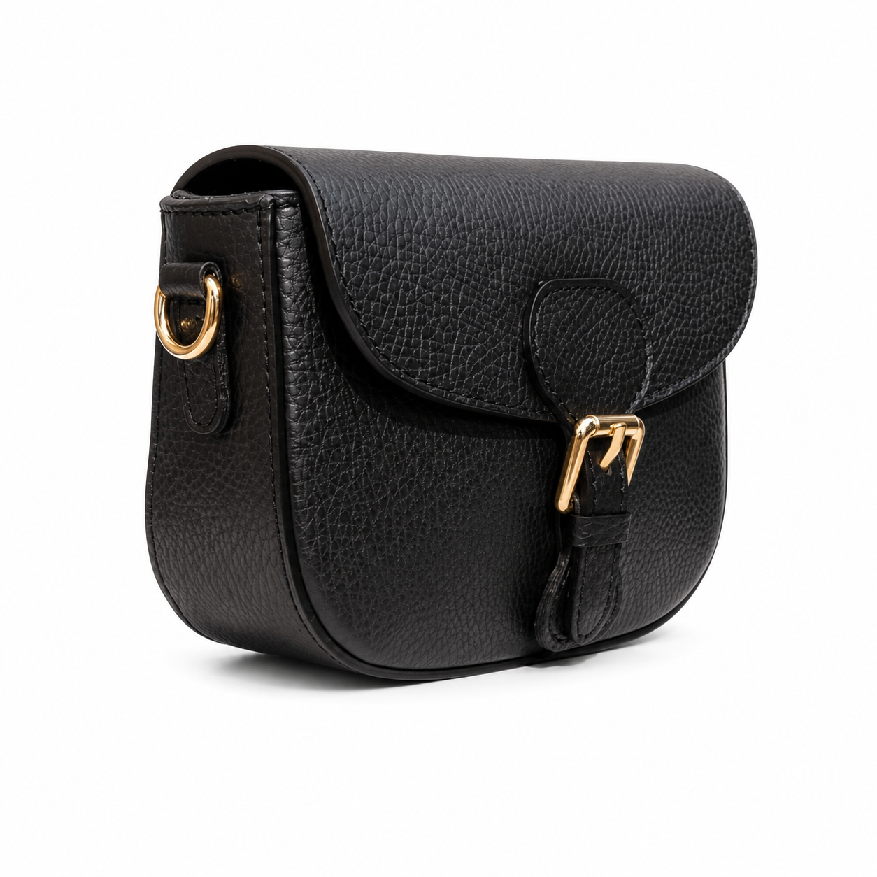 Малка дамска saddle crossbody чанта „Bianca“ от естествена кожа