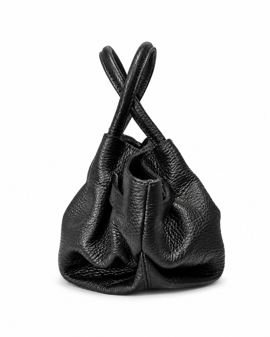 Малка дамска slouchy tote чанта „Noir“