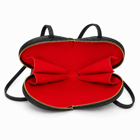 Малка дамска сърцевидна crossbody чанта „Amora“