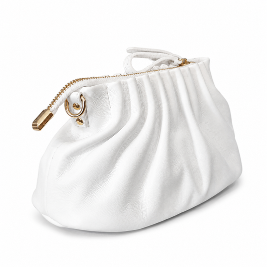 Малка дамска ruched shoulder bag „Selene”