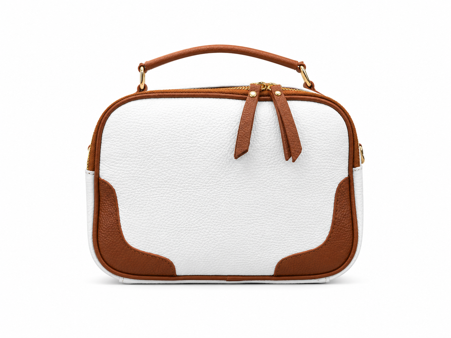 Малка дамска top-handle crossbody чанта „Nerida“ от естествена кожа