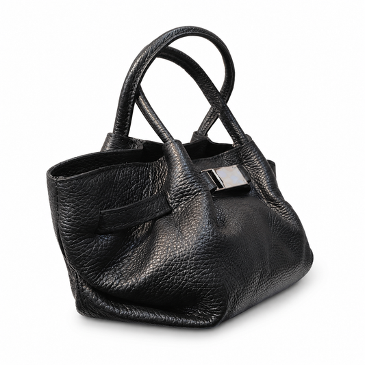 Малка дамска slouchy tote чанта „Noir“