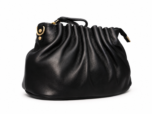 Малка дамска ruched shoulder bag „Selene”