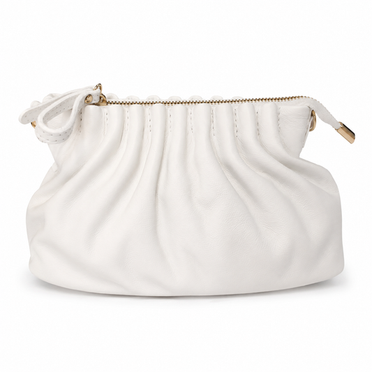 Малка дамска ruched shoulder bag „Selene”