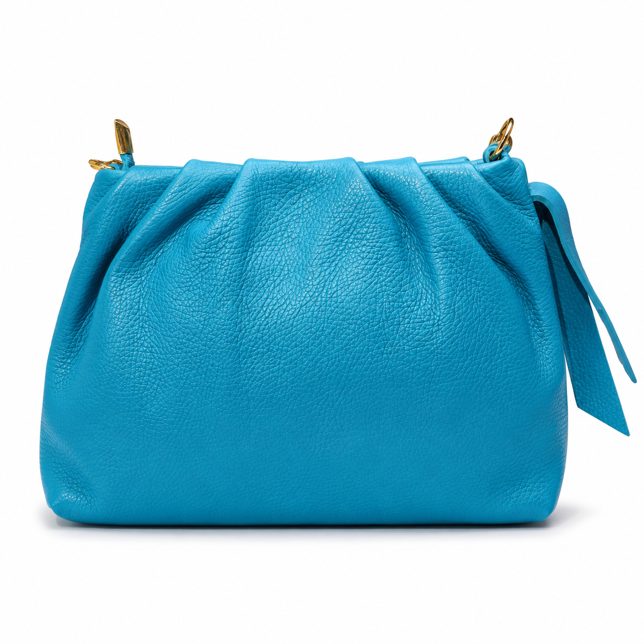 Малка дамска ruched shoulder bag „Azzura“