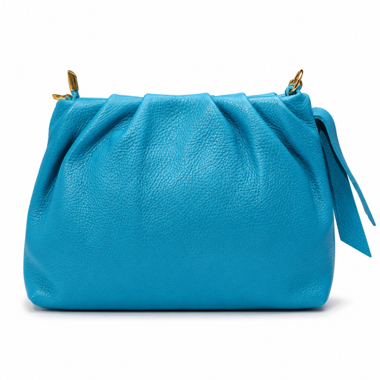 Малка дамска ruched shoulder bag „Azzura“